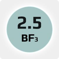 Трифторид бора  (BF3) 2.5 (99,5%) в баллоне ISO 50л. (25 кг) соединение CGA330 SS вентиль н/ж (Китай) (с баллоном)